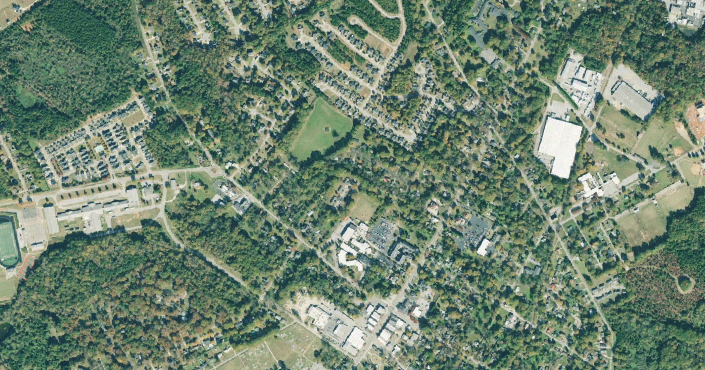 Aerial view of the Baymare / Morning Hornet data center (Stanton Springs, second campus) site in Social Circle, GA