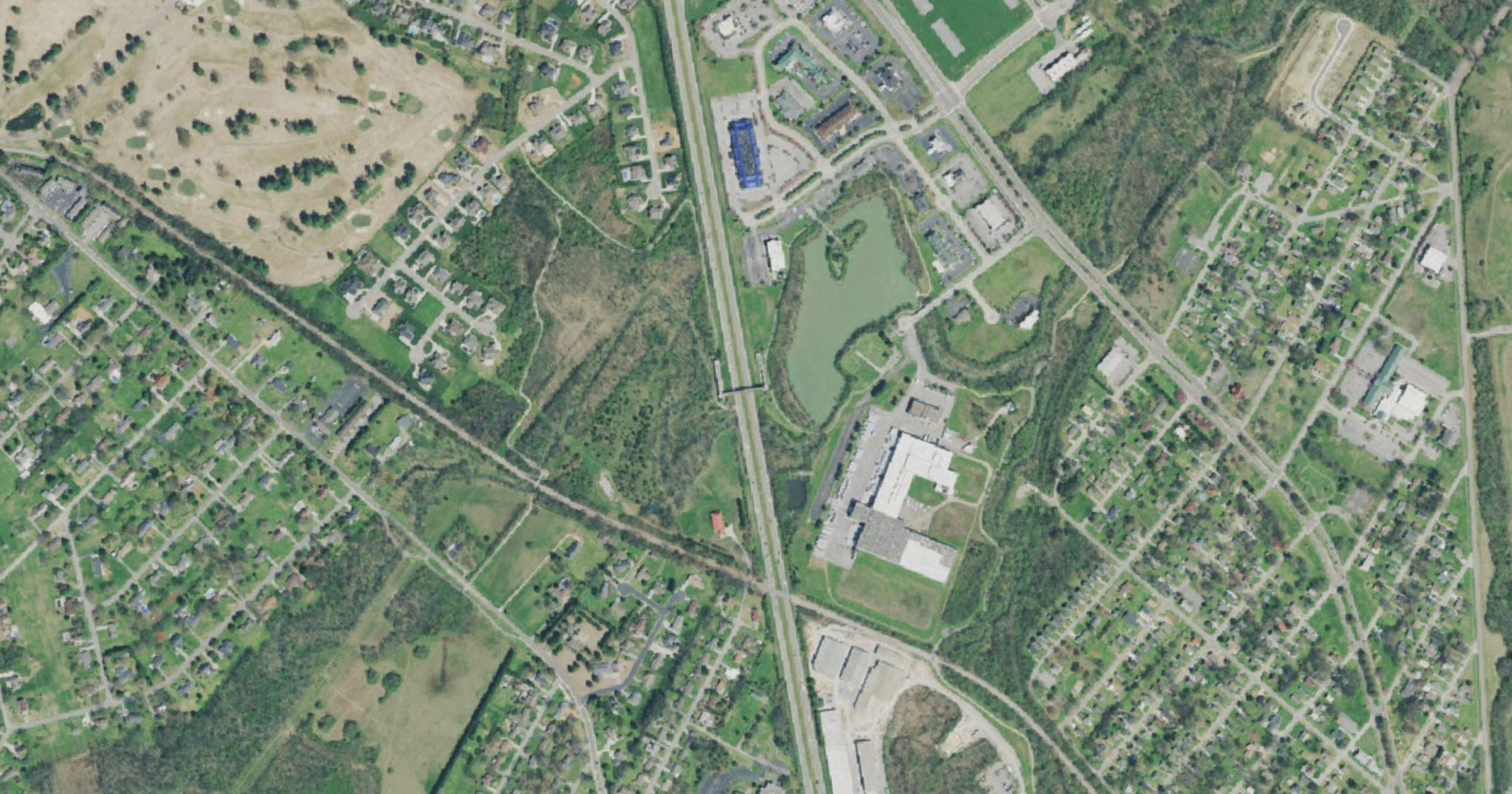 Aerial view of the Data center expansion in Alcoa site in Alcoa, TN