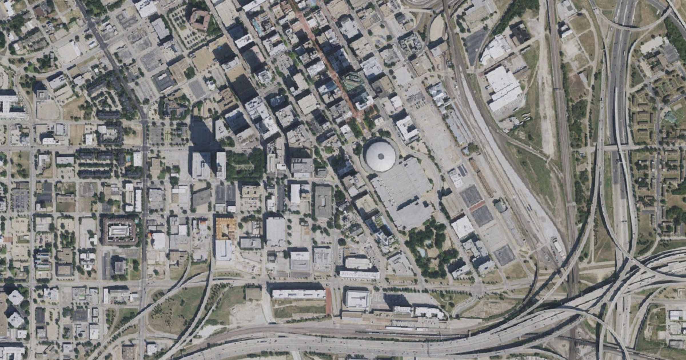 Aerial view of the Fort Worth data center (Marshall Ridge) site in Fort Worth, TX
