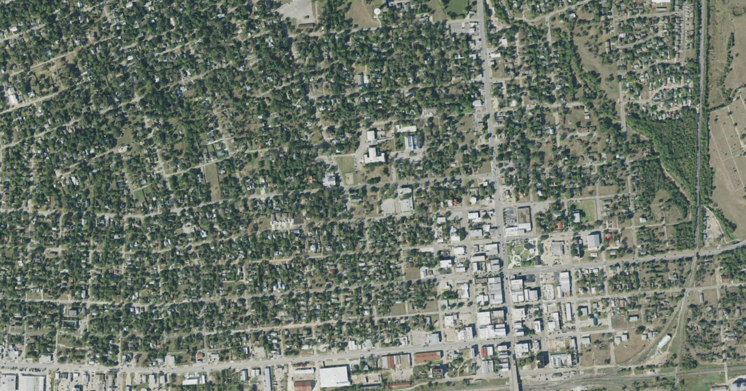 Aerial view of the Project Comal (KDC) site in Taylor, TX