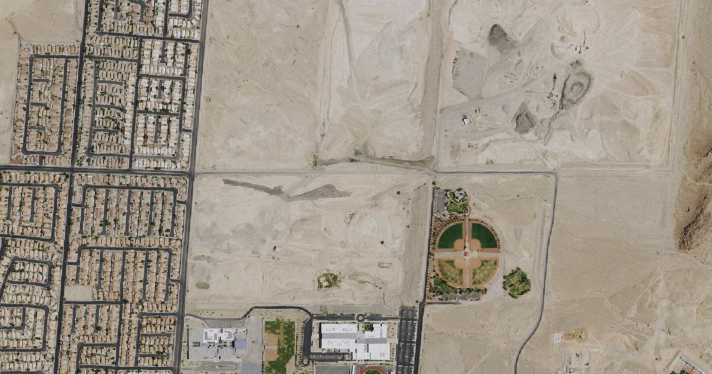 Aerial view of the Prologis southern Nevada data center (NV Energy large-load agreement) site in Clark County, NV