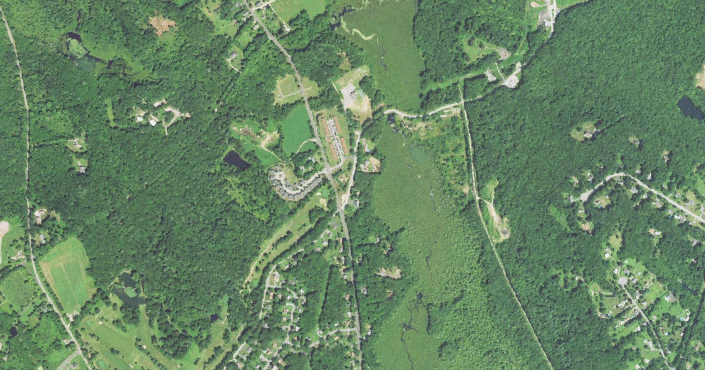 Aerial view of the ReNew Developers Colchester data center (Old Amston Road) site in Colchester, CT