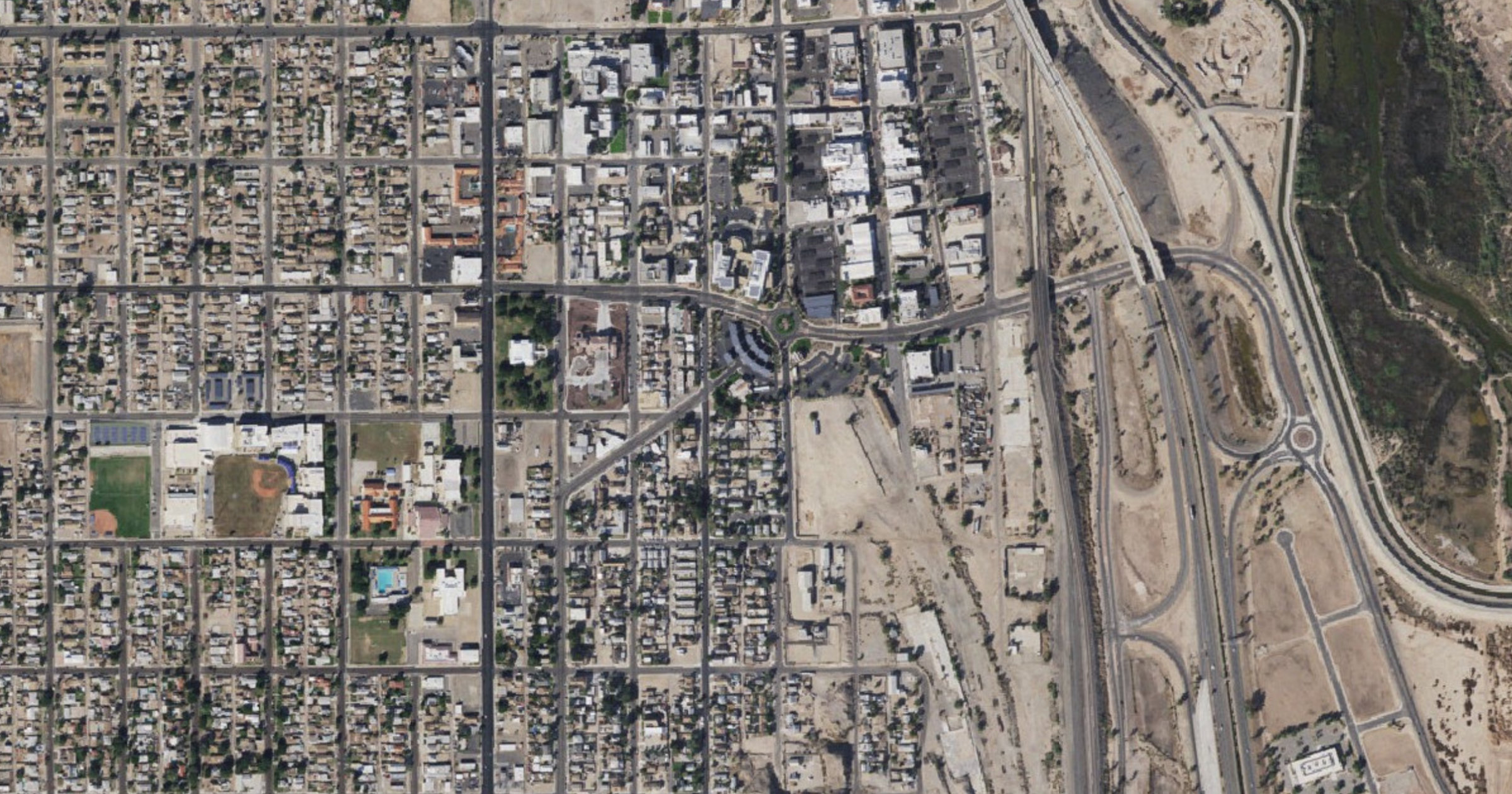Aerial view of the Yuma area data center interest (unsited) site in Yuma, AZ